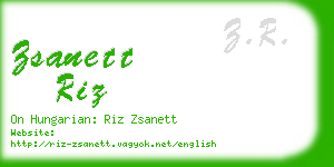 zsanett riz business card